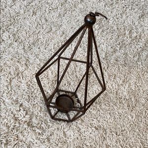 Geometric - Metal candle holder